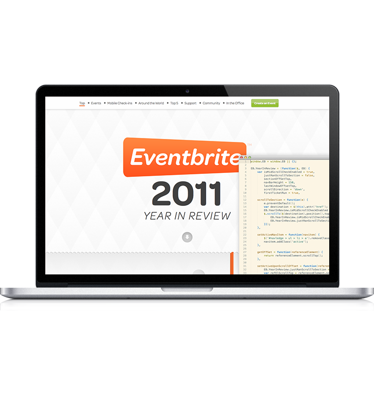Web Dev for Eventbrite